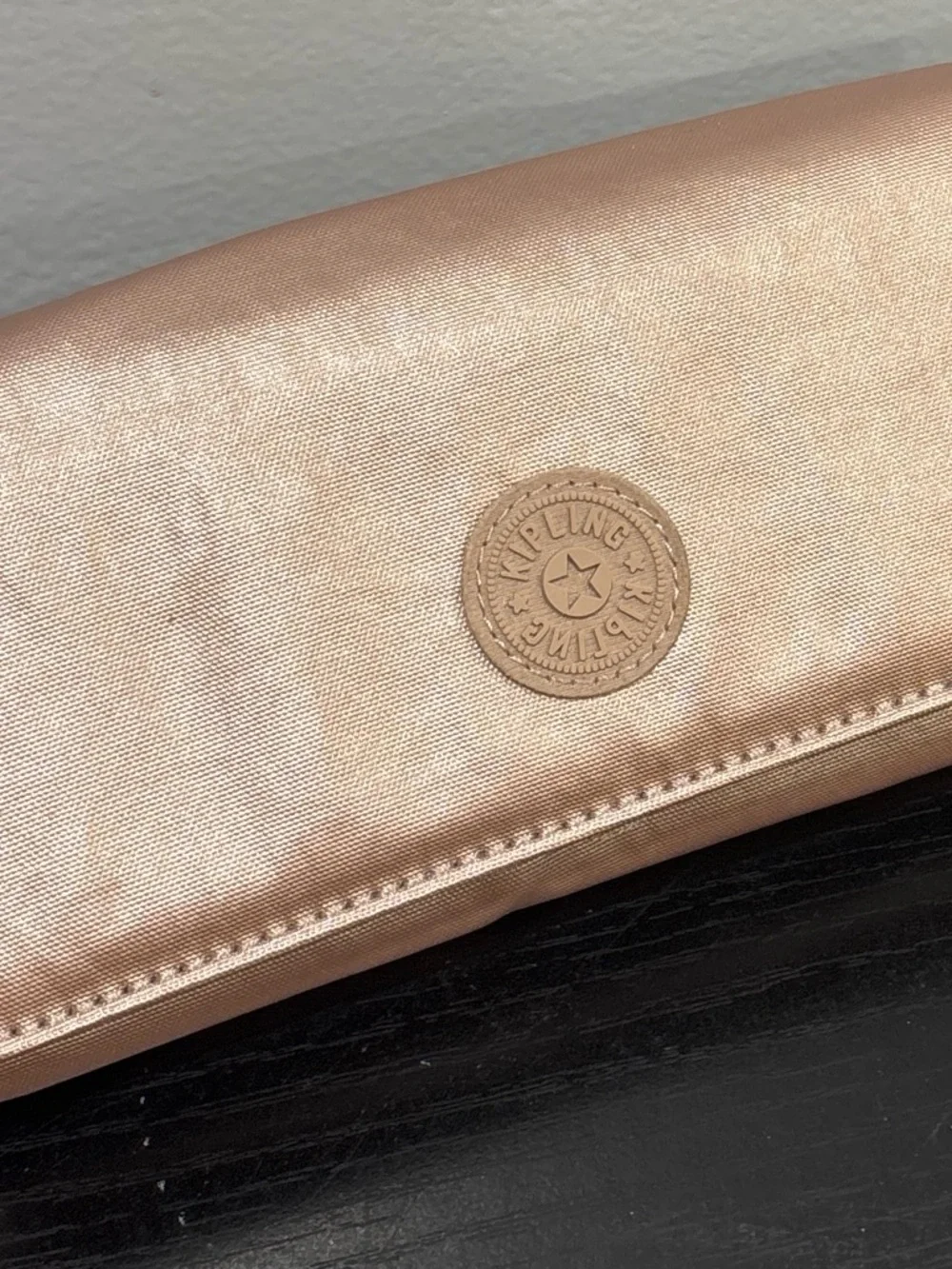 Kipling Metallic Rose Gold Wallet unused card holder women’s